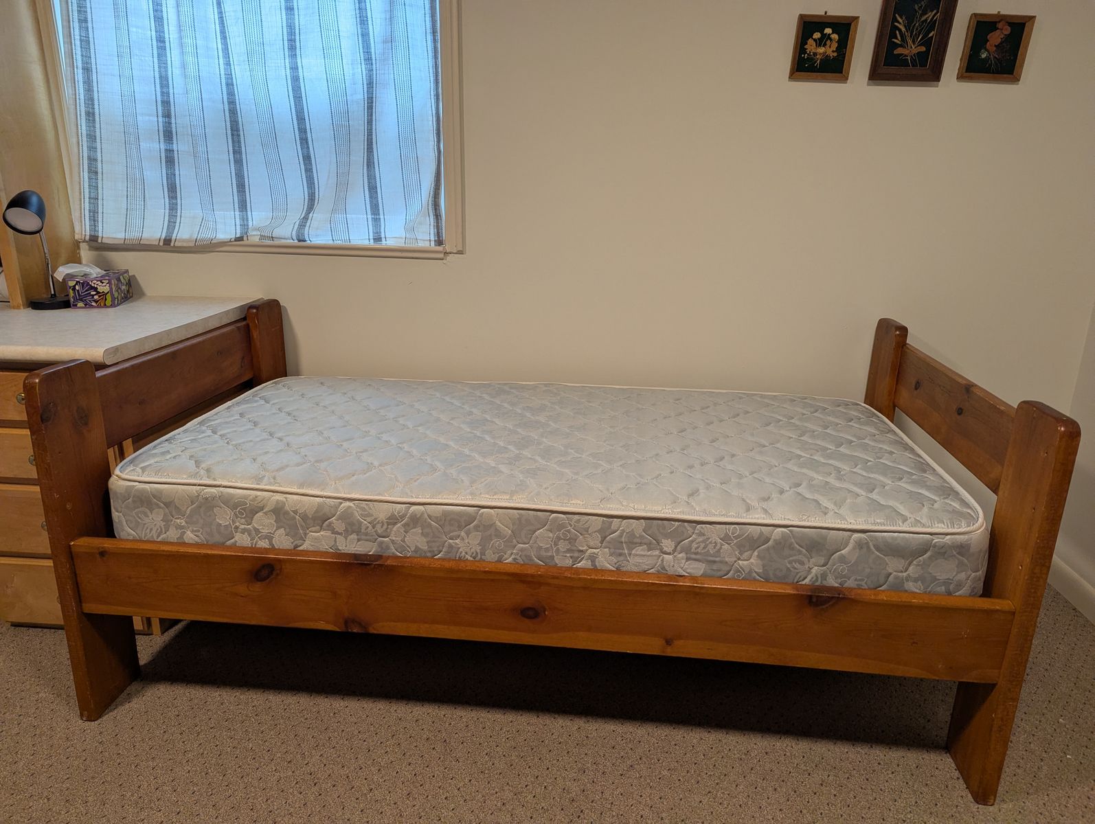 Solid Wood Twin Bed Frame