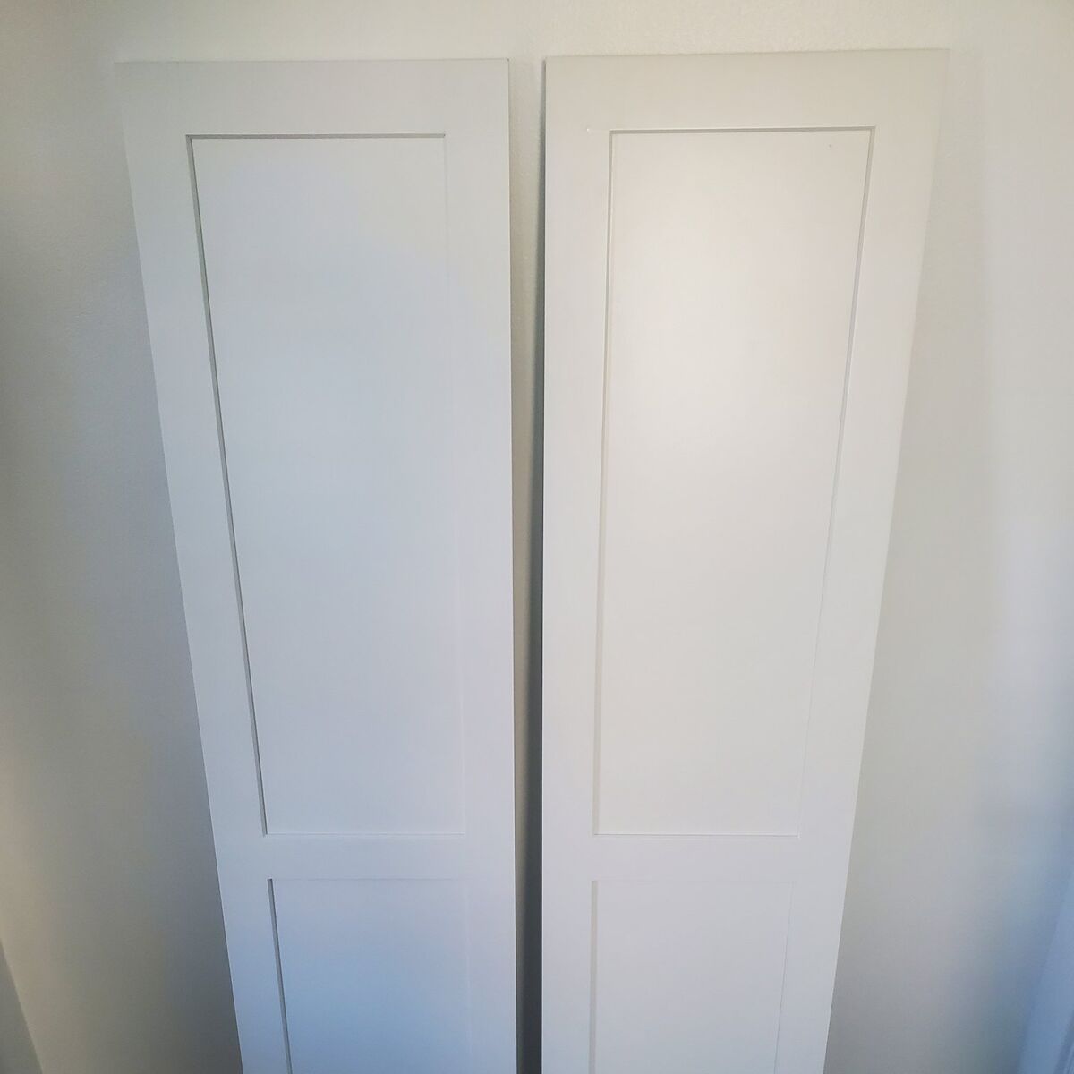 13 Inch White Shaker Doors for 27 inch Cabinet
