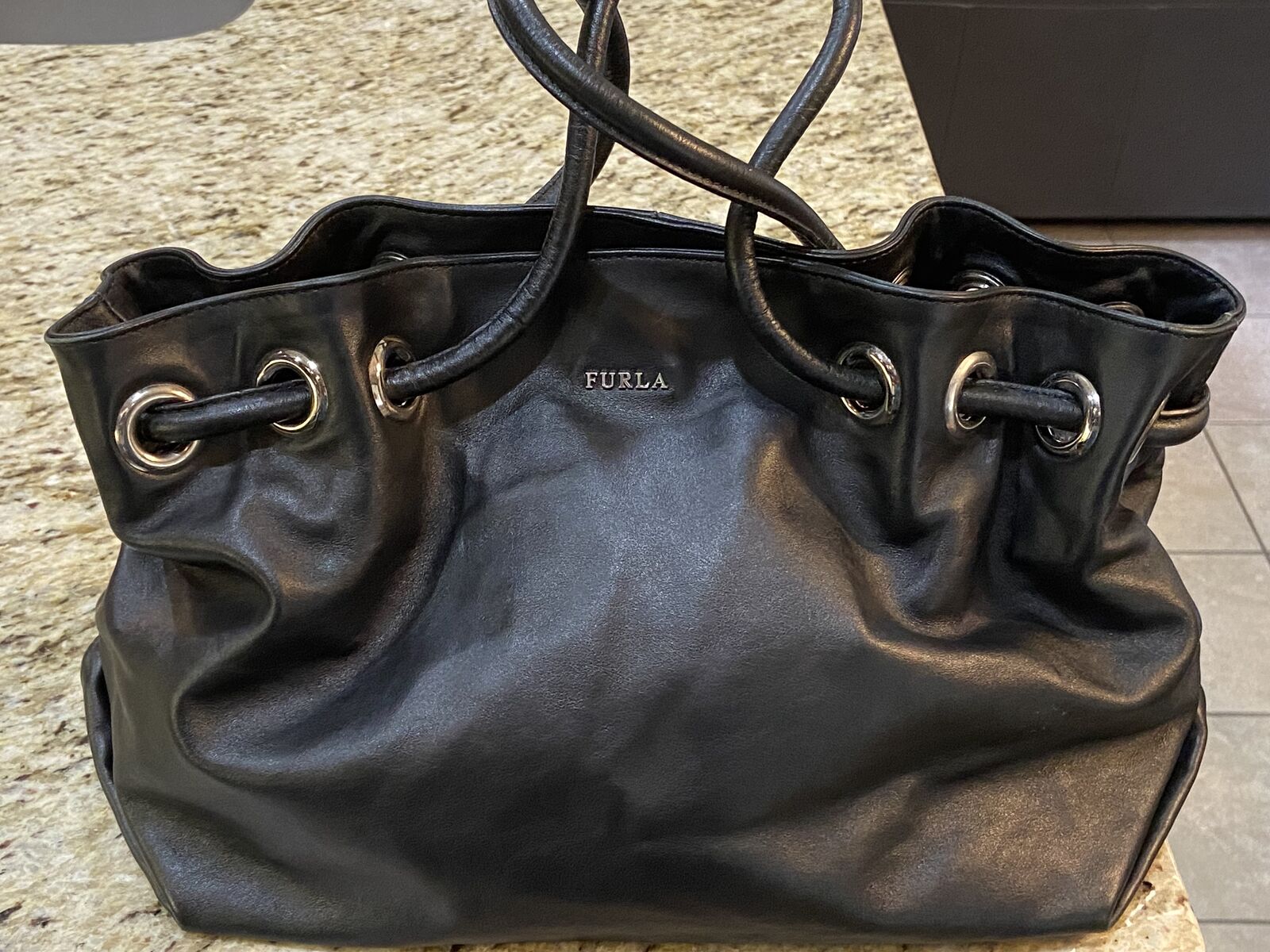 Furla Italian Genuine Leather Handbag