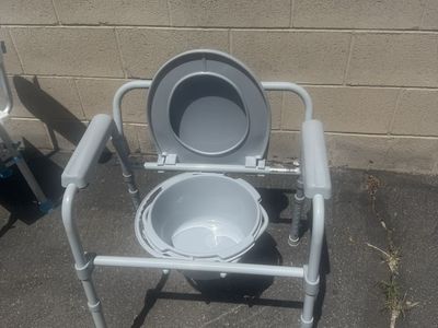 Medical Commode Chair - Portable & Adjustable Shower Toilet Seat