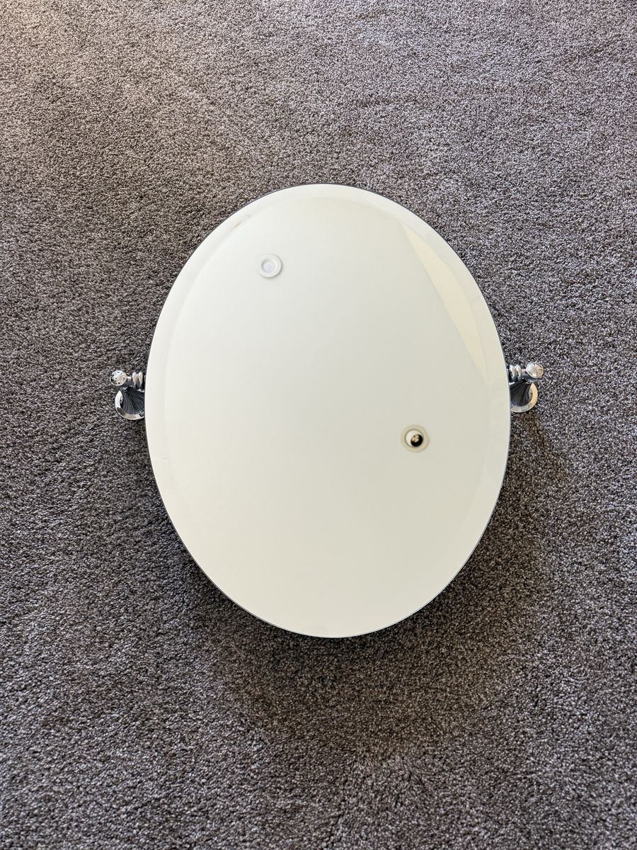 BATHROOM PACKAGE includes Mirror, Toilet Paper Handle, Towel Handle and Light Fixture of 3