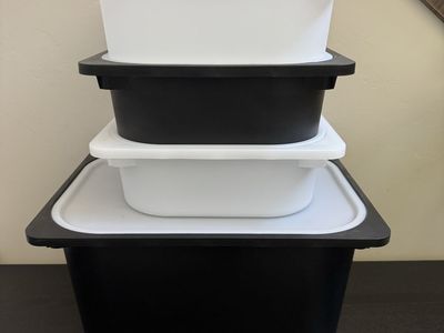 IKEA TROFAST Storage boxes with lids-4 boxes with lids included