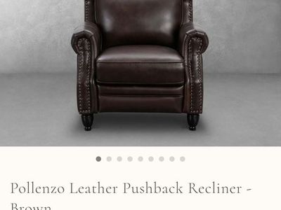 NEW ABBYSON POLLENZO PUSH BACK RECLINER