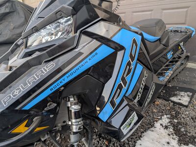 2019 Polaris Pro RMK 850 AXYS – Turbo – New Engine (500 Miles) – New Track – Clean Title – Ogden