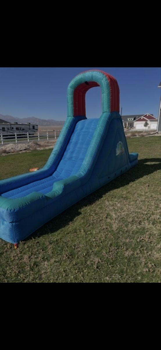 Inflatable slide