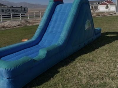 Inflatable slide