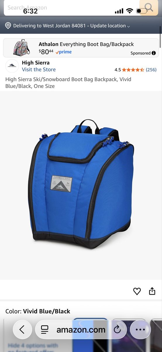 High Sierra Ski Or Snowboard Boot Bag