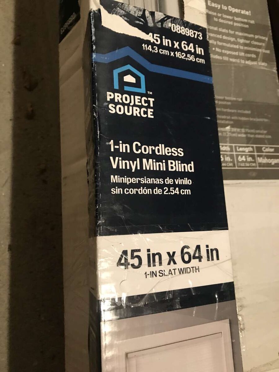 1 inch cordless mini blinds new in box