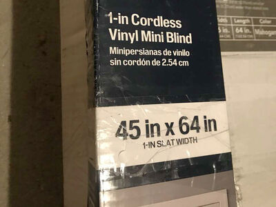 1 inch cordless mini blinds new in box