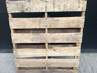 Used Wooden Pallet - Standard Size, Industrial / Storage / DIY Project Material