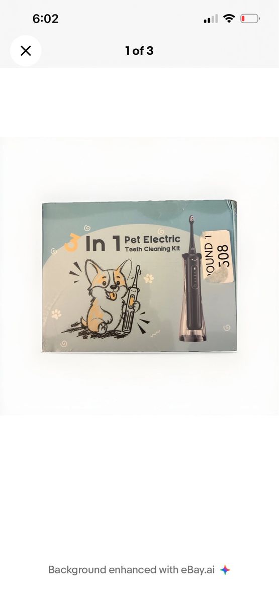3 In 1 Pet Electric Teeth Cleaning Kit New