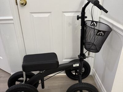 Medline All-Terrain Knee Scooter – 12” Wheels