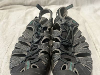 Keen Womens 10 Gray Slimfit Hiking Sandals