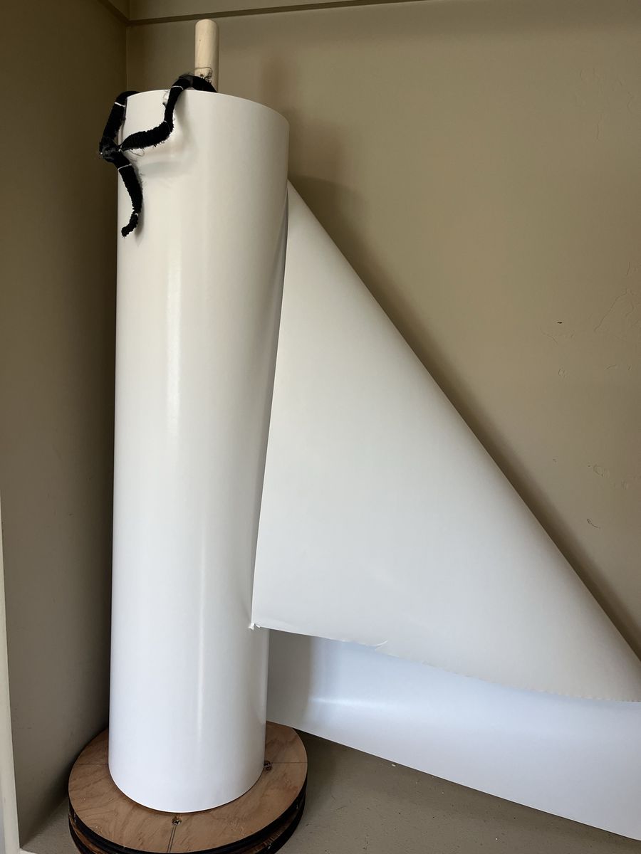 Huge of white wrapping paper