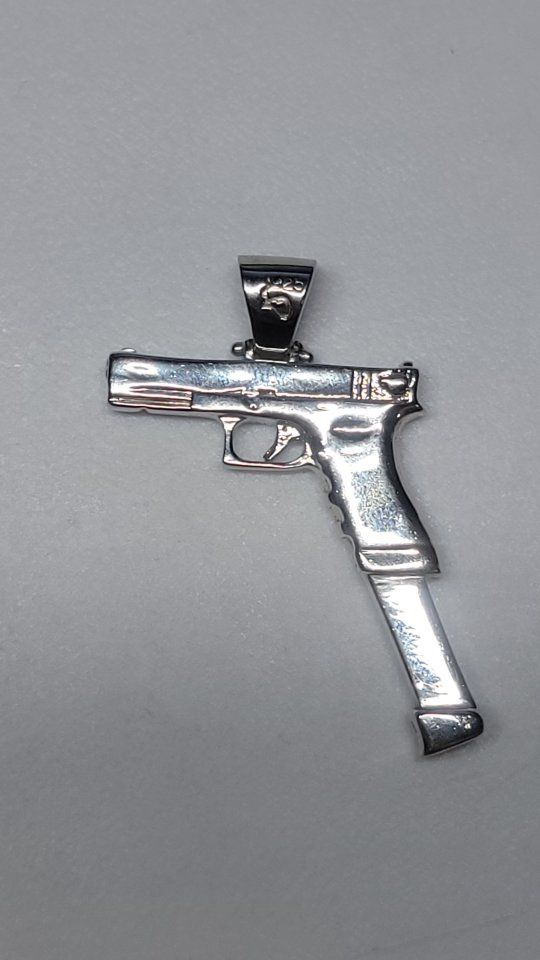 925 Traxnyc extended glock pendant