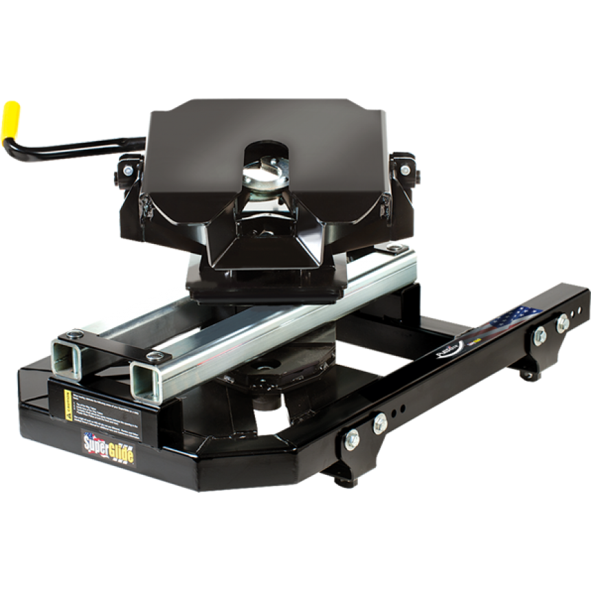 Universal Fifth(5th) Wheel Hitch. Pullrite Superglide #2900 with Capture Plate and Bed Rails.