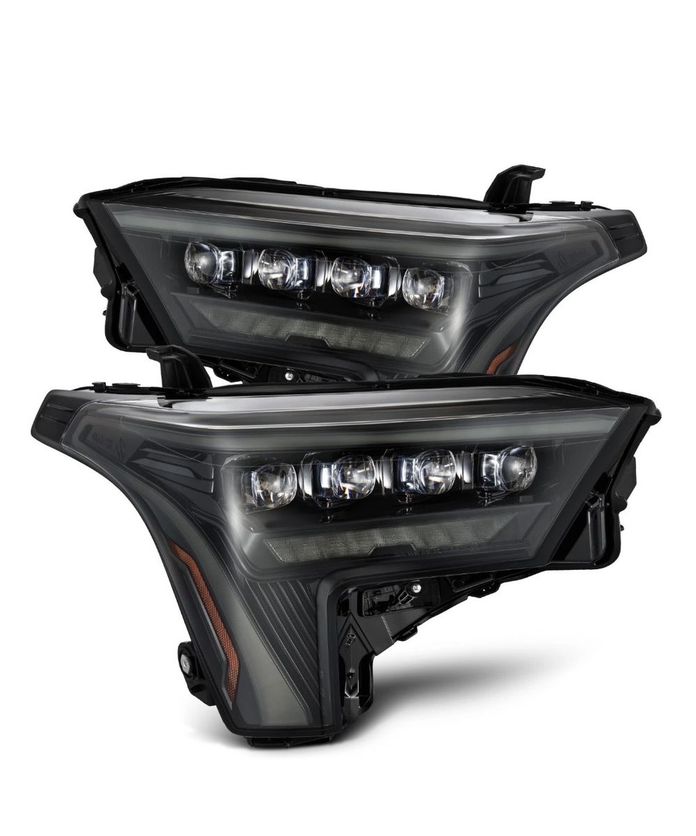 2022-2025 Toyota Tundra/Sequoia AlphaRex Nova Alpha Black LED Headlights w/ white DRL