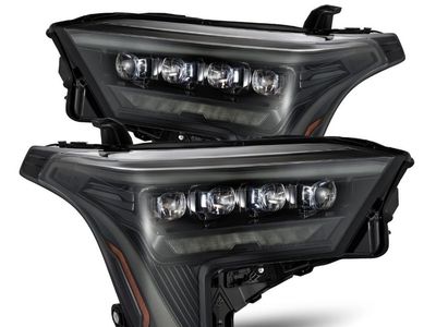 2022-2025 Toyota Tundra/Sequoia AlphaRex Nova Alpha Black LED Headlights w/ white DRL