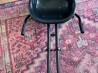 Hoverboard Go Kart Attachment Seat Black