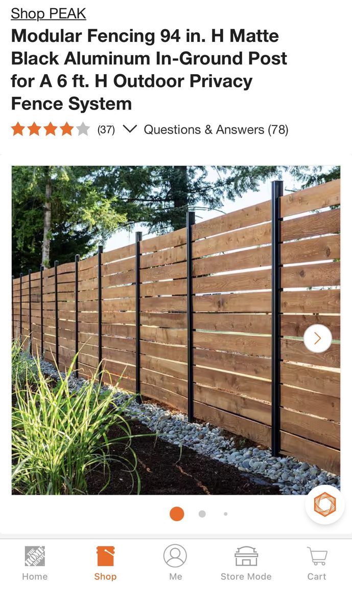 Peak Modular in-ground Fence Posts