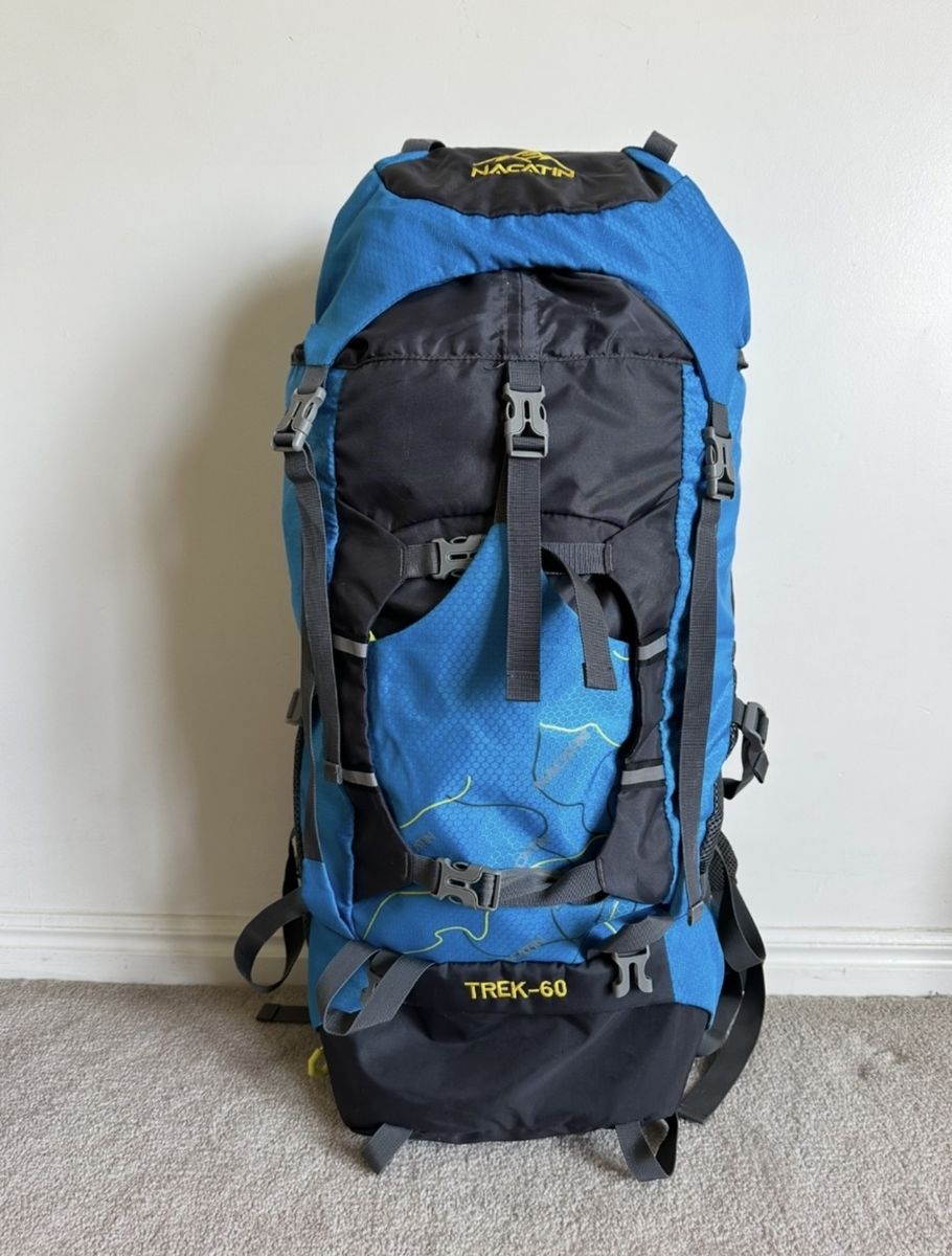 Multi-Day Travel Hiking Backpack with Rain cover