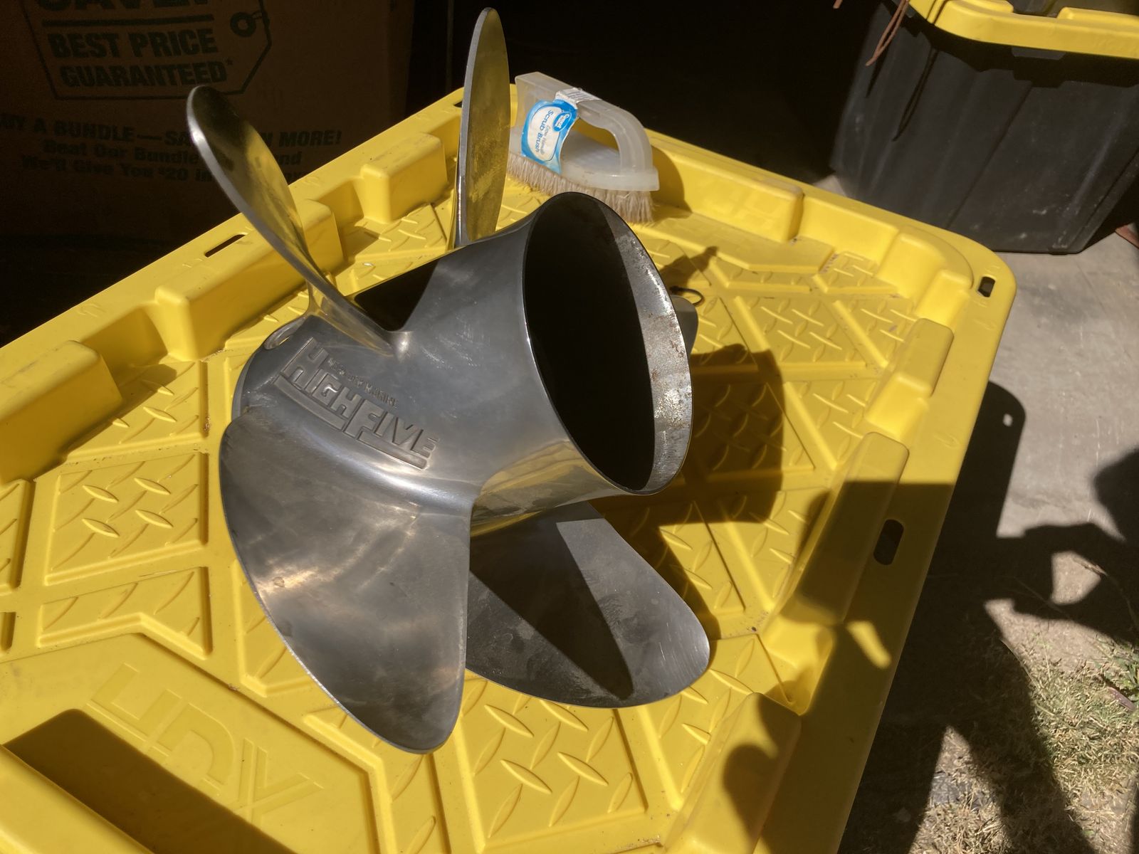 Merc Marine High Five, 5 blade prop