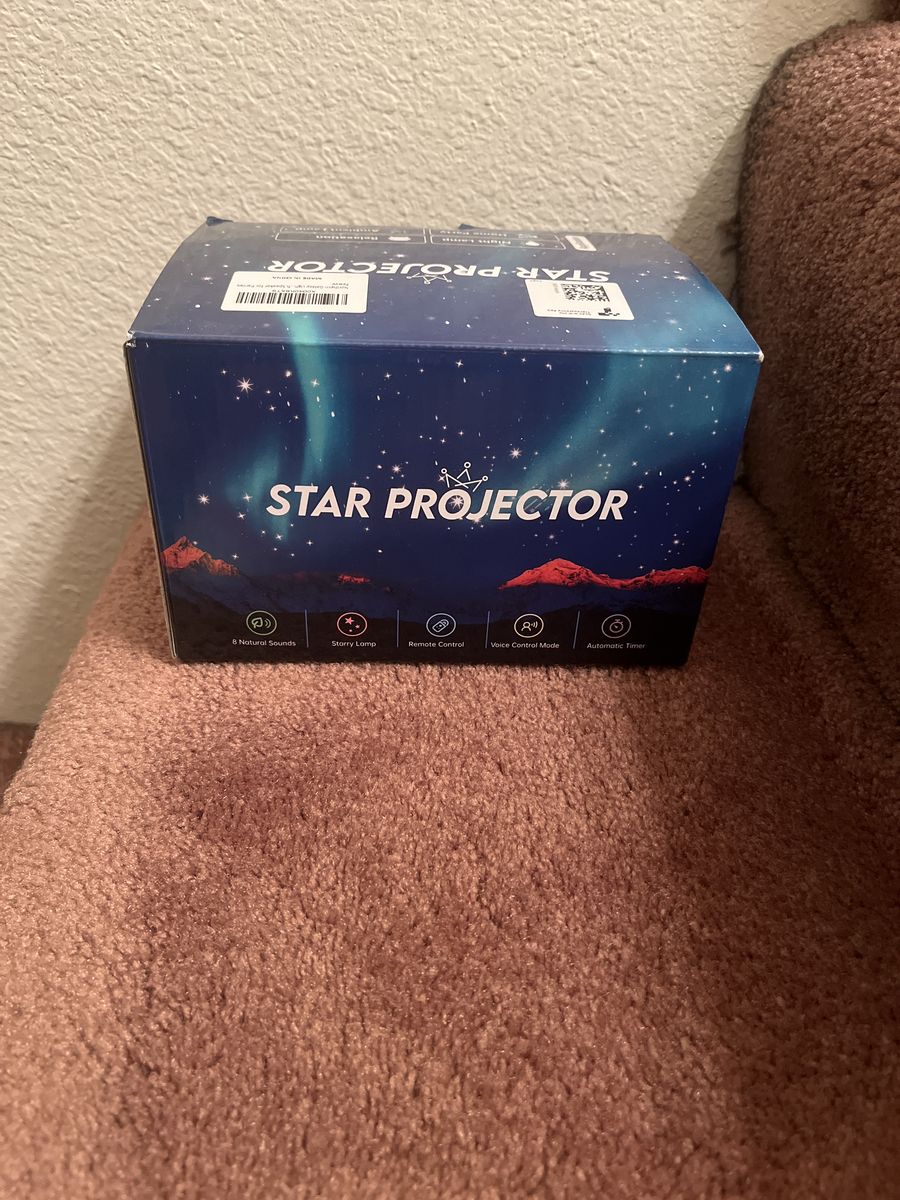 Star Projector Northern Galaxy Light, New, Remote Control, Timer