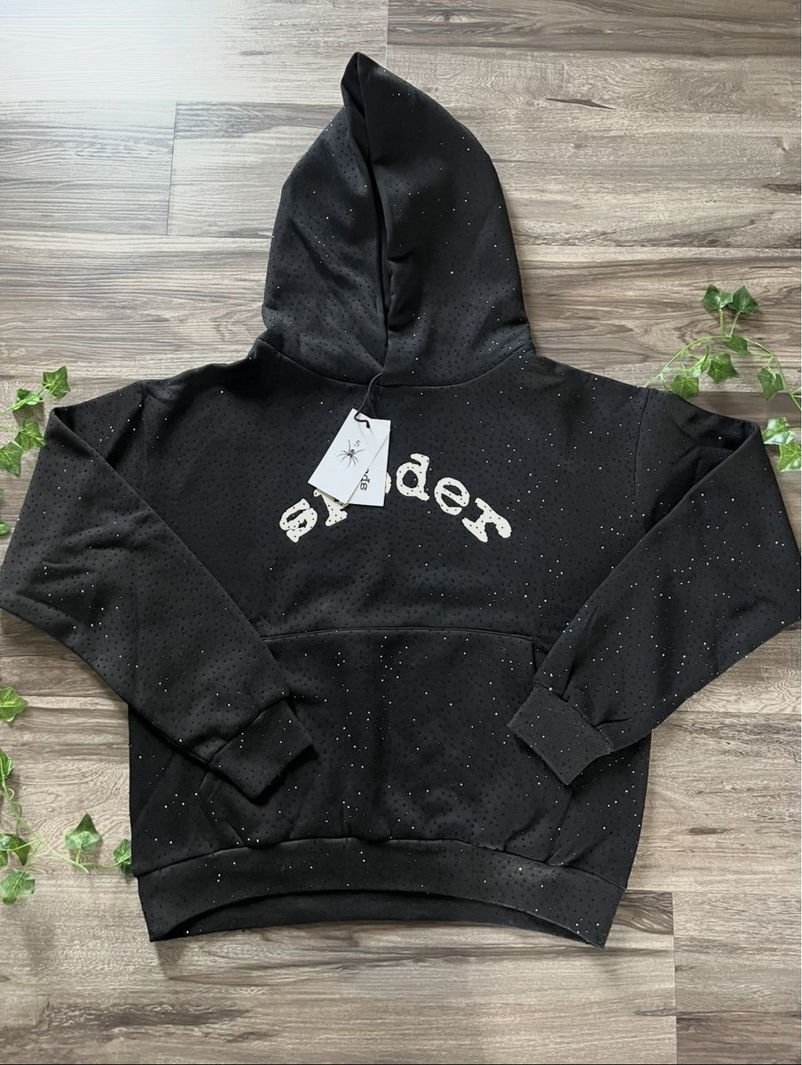 Black VVS sp5der hoodie