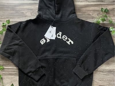 Black VVS sp5der hoodie