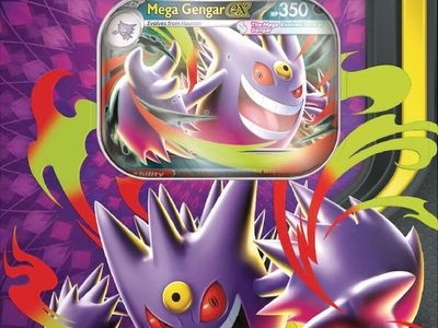 Pokemon Trading Card Game: Mega Moonlit Tin- Mega Gengar
