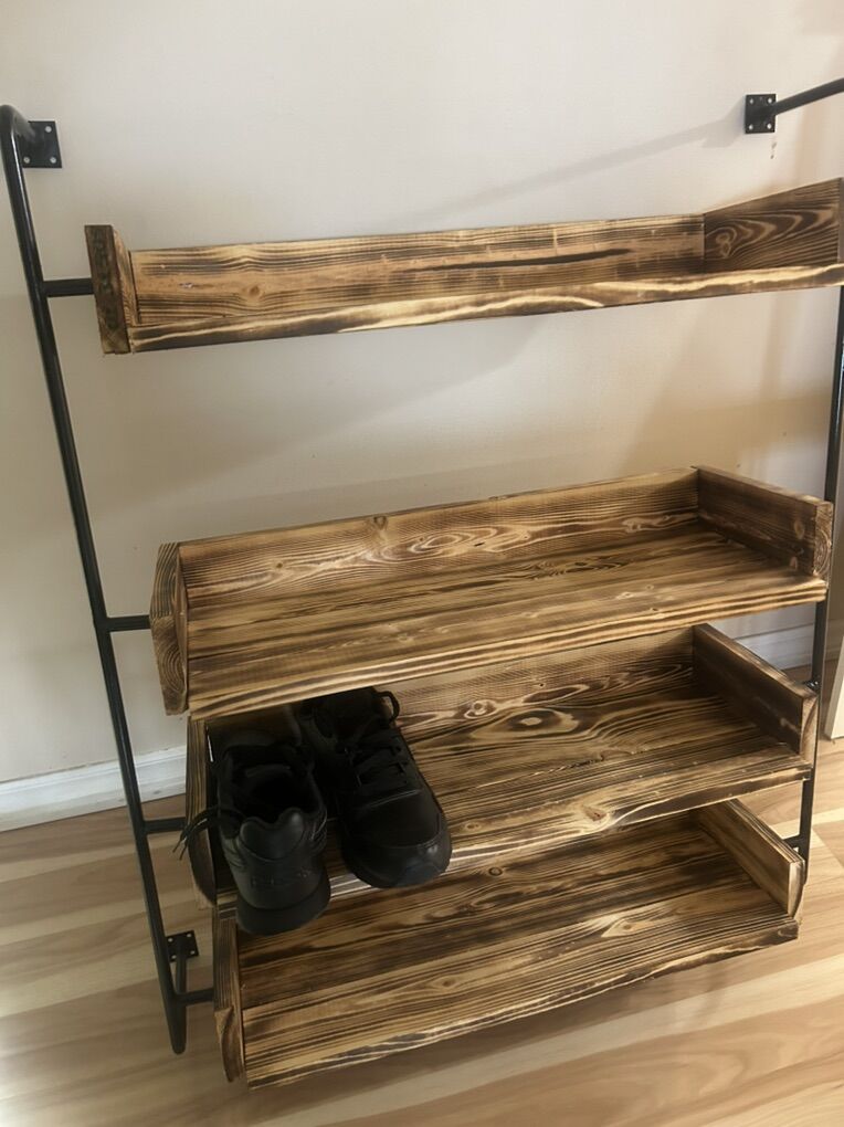 Homemade Shoe Rack