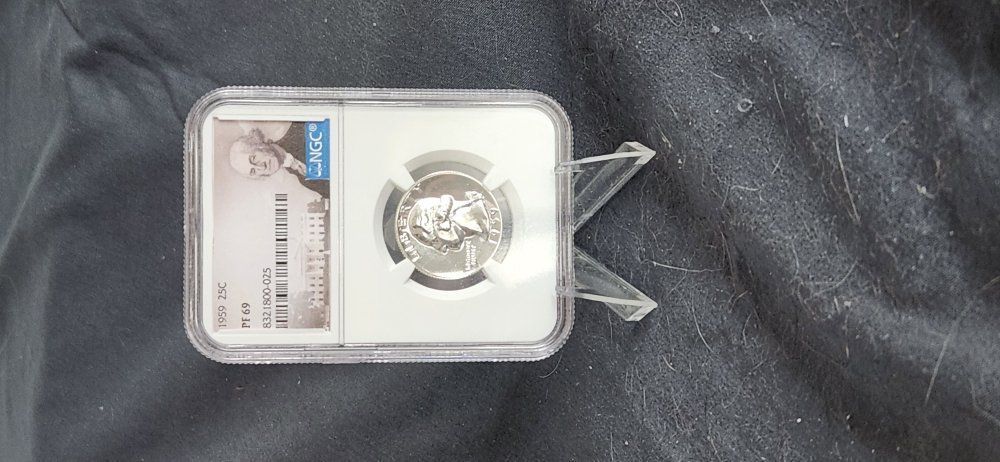 **SALE** Silver 1959 Washington Quarter Dollar 25C Proof