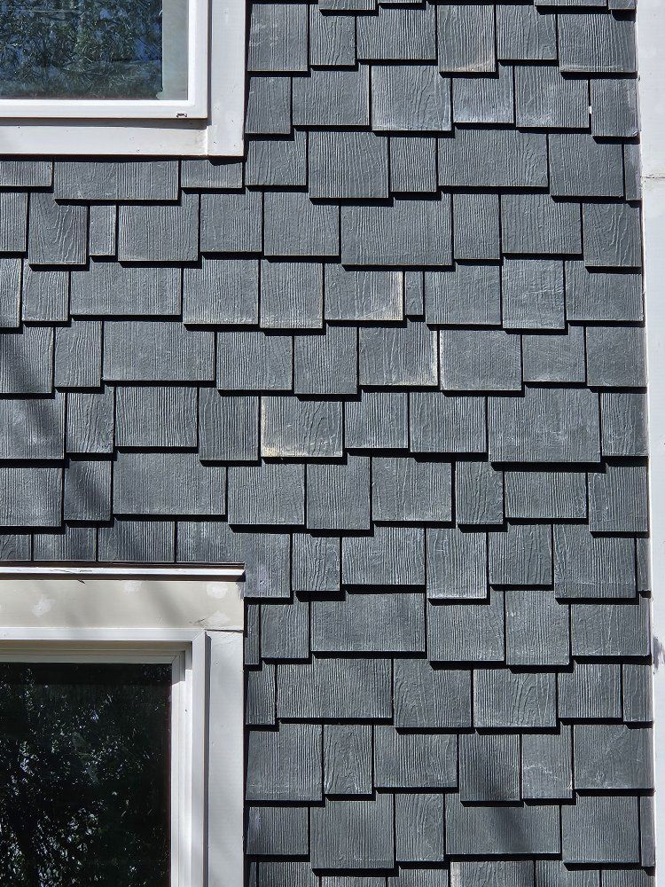 hardie staggered Shake siding