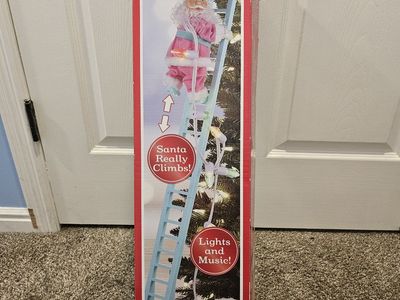 Climbing santa