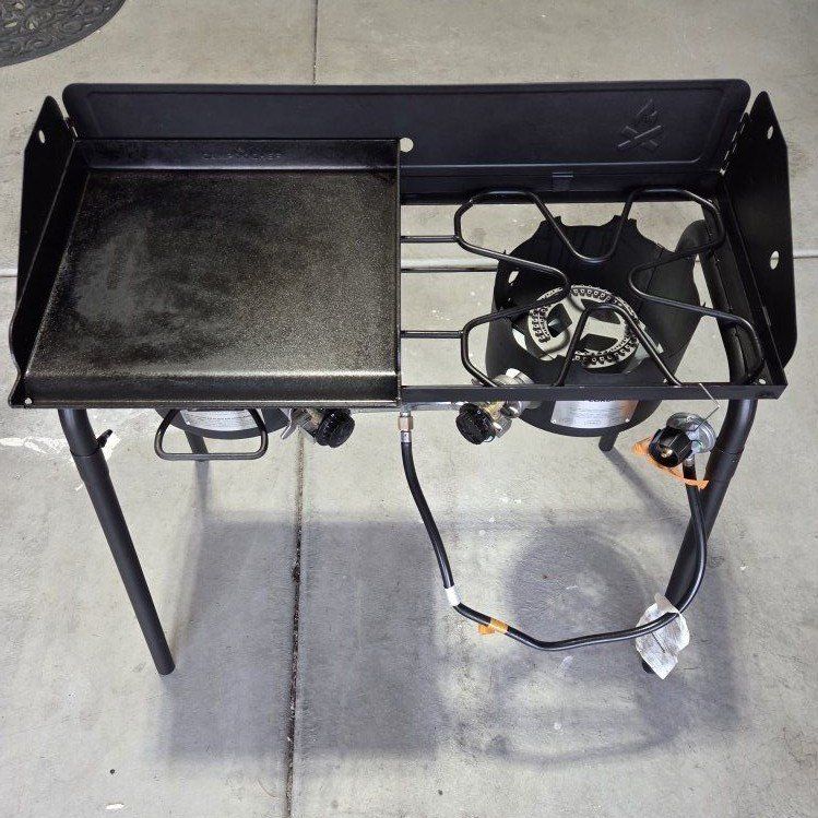 2 burner camping stove/griddle (Camp Chef)
