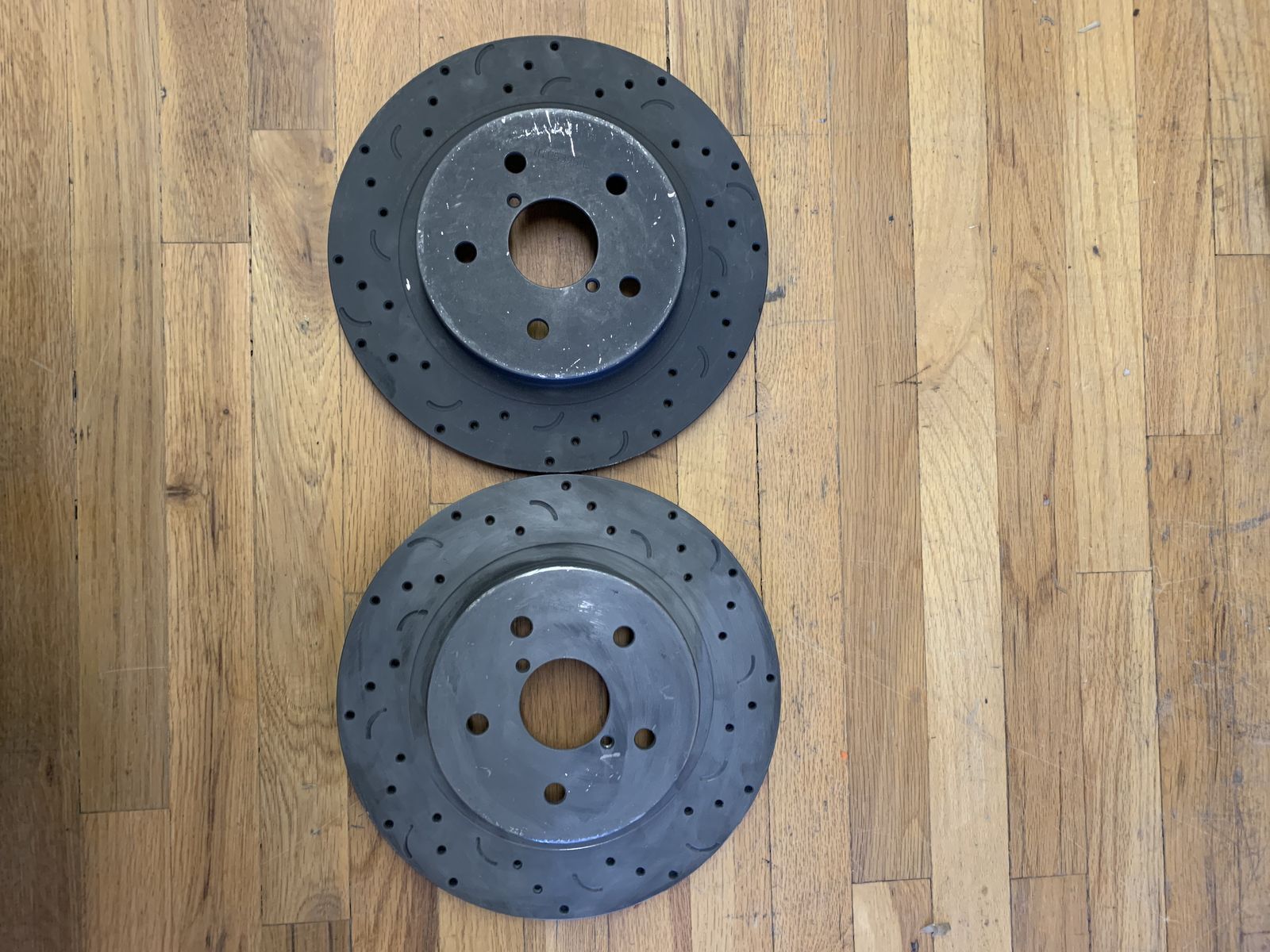 Hawk Talon Brake Rotors Cross Drilled and Slotted Rear Subaru WRX Outback Legacy HAWK HTC5395