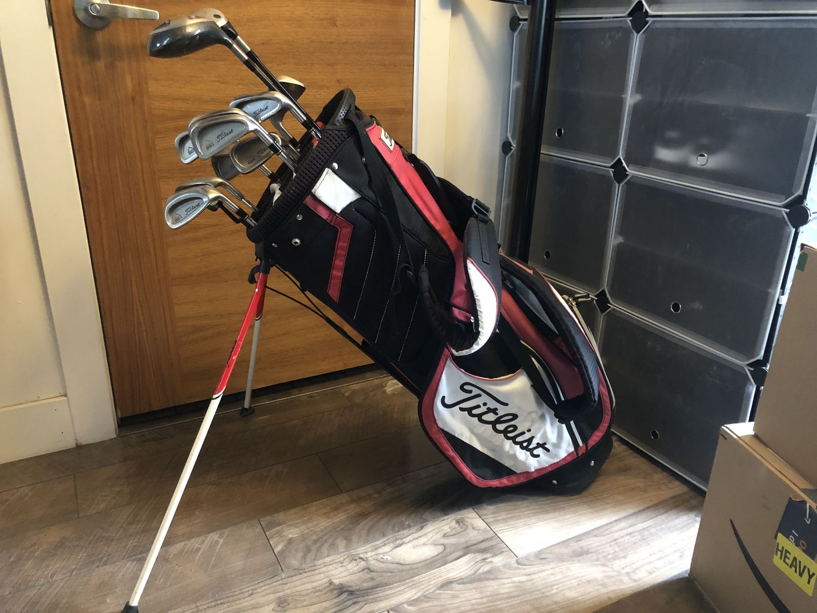 Mens Stiff Flex Titleist Golf Club Set with DCI Irons