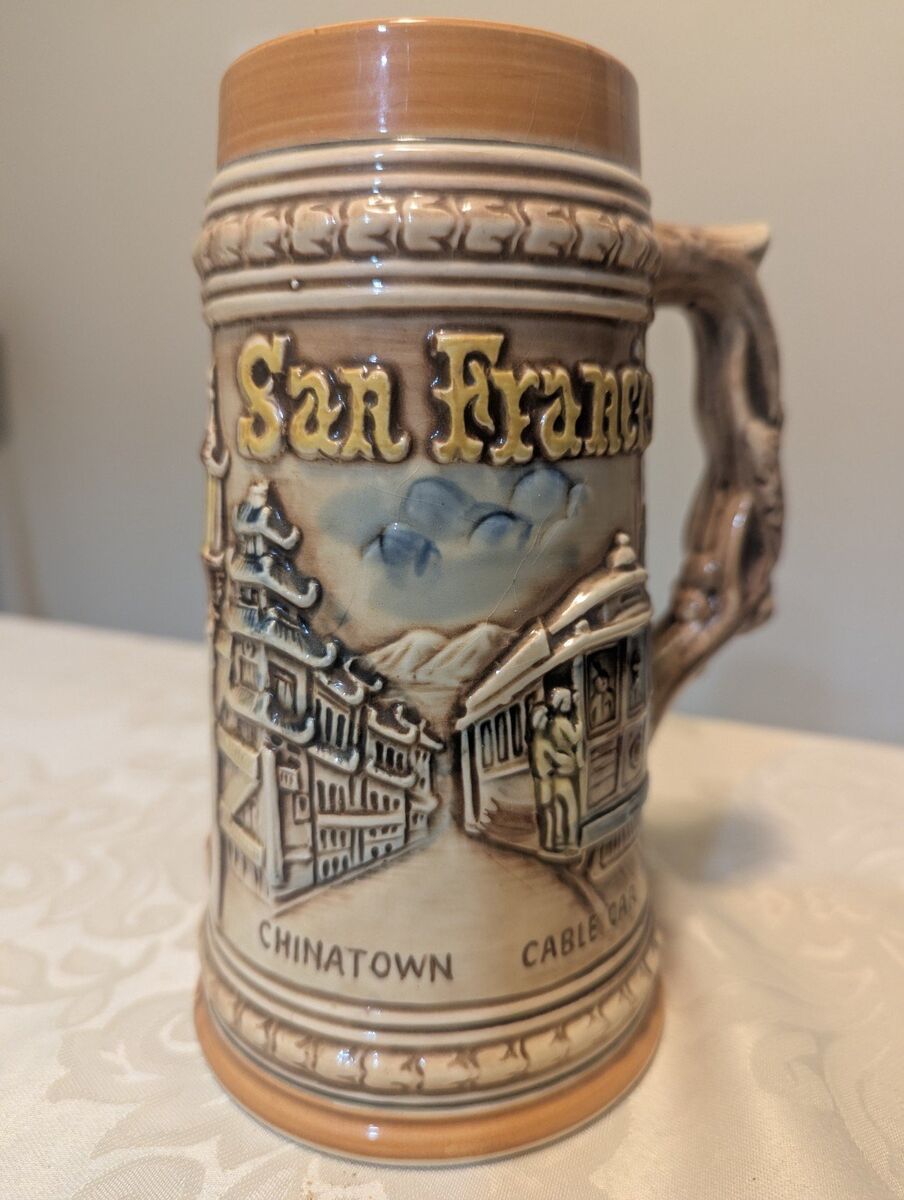 Vintage San Francisco Souvenir Beer Stein
