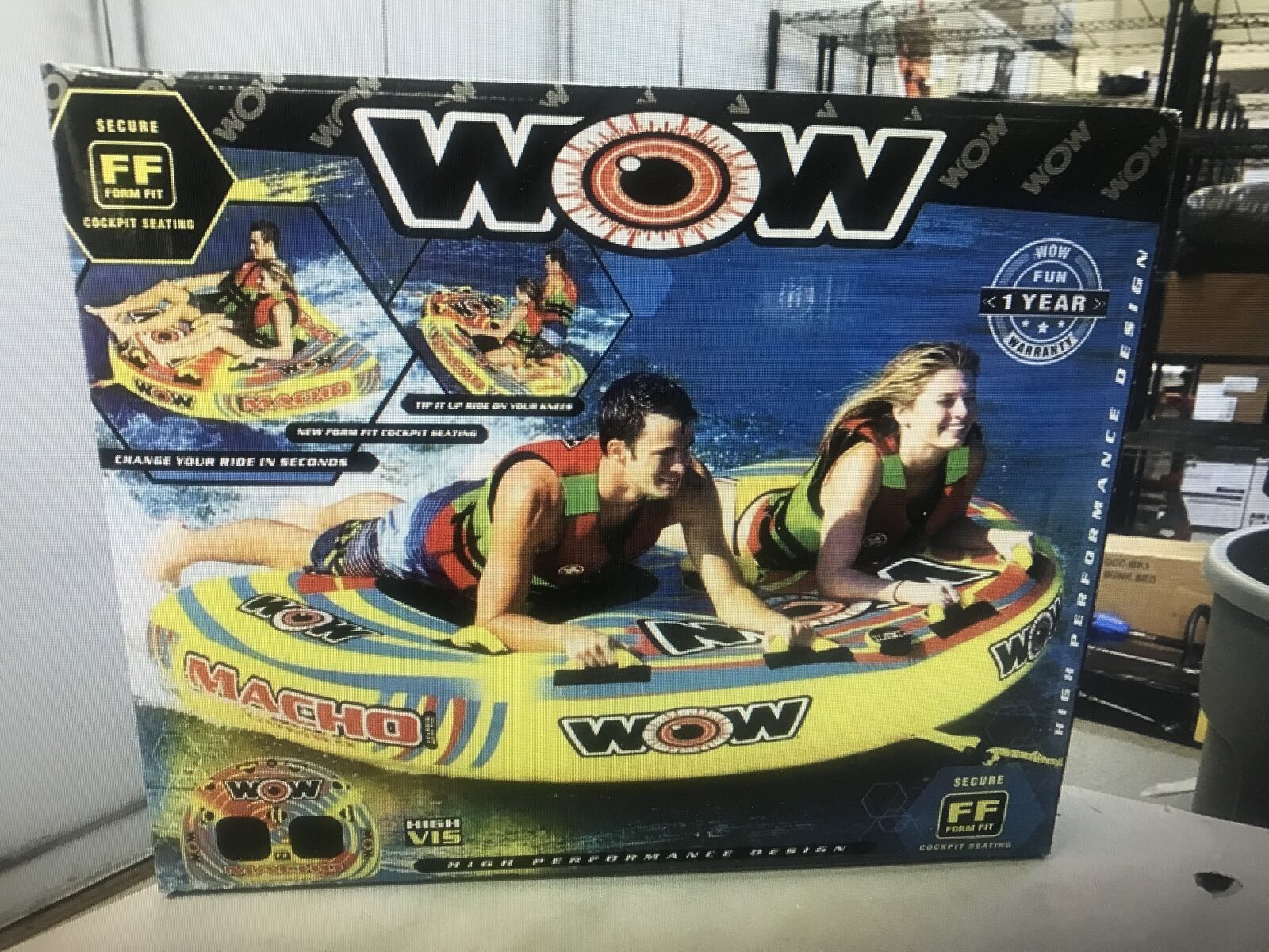 Two person tow tube new in box Float Tube from wow sports