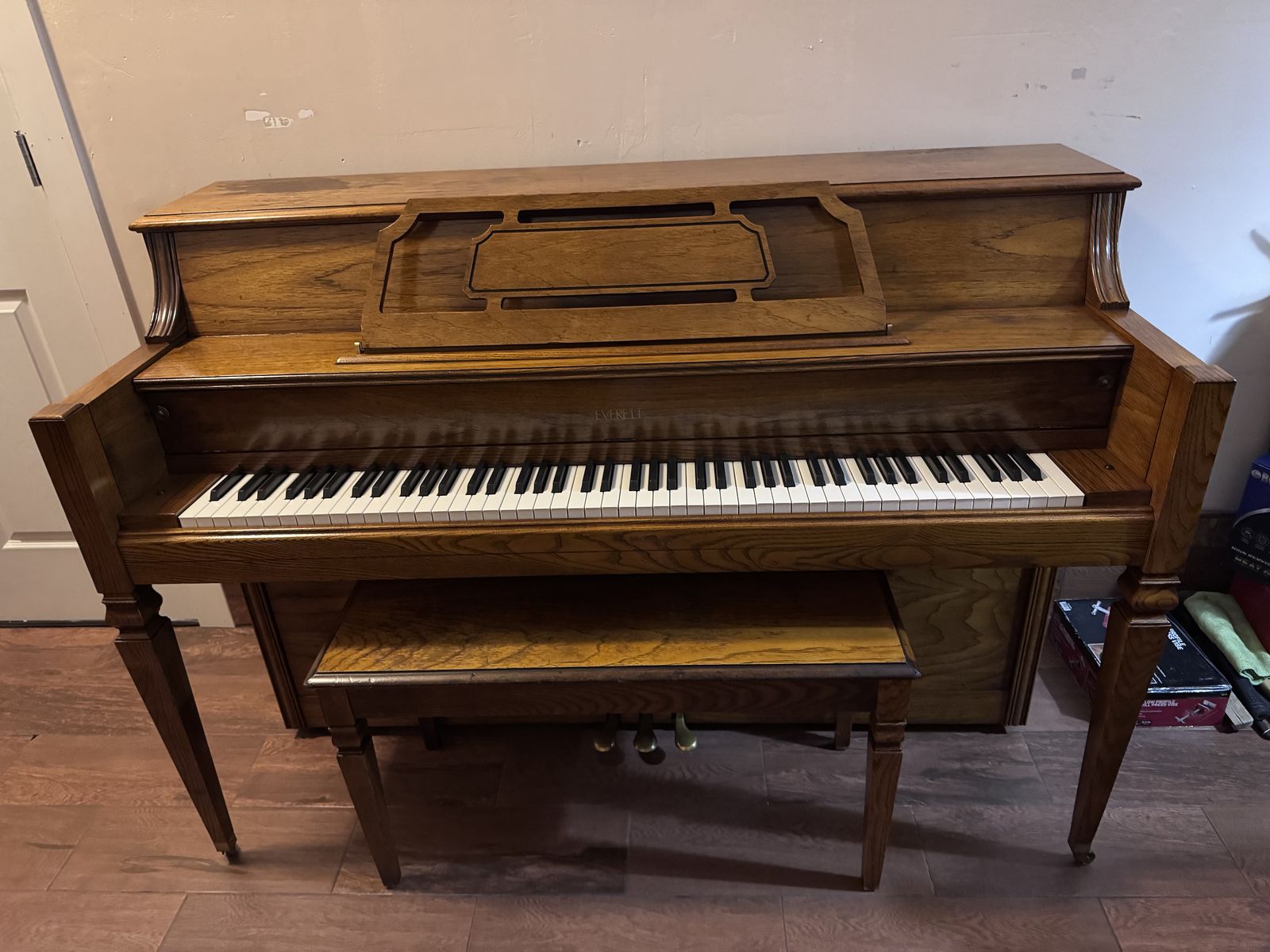 EVERETT Piano with free delivery and free home tuning