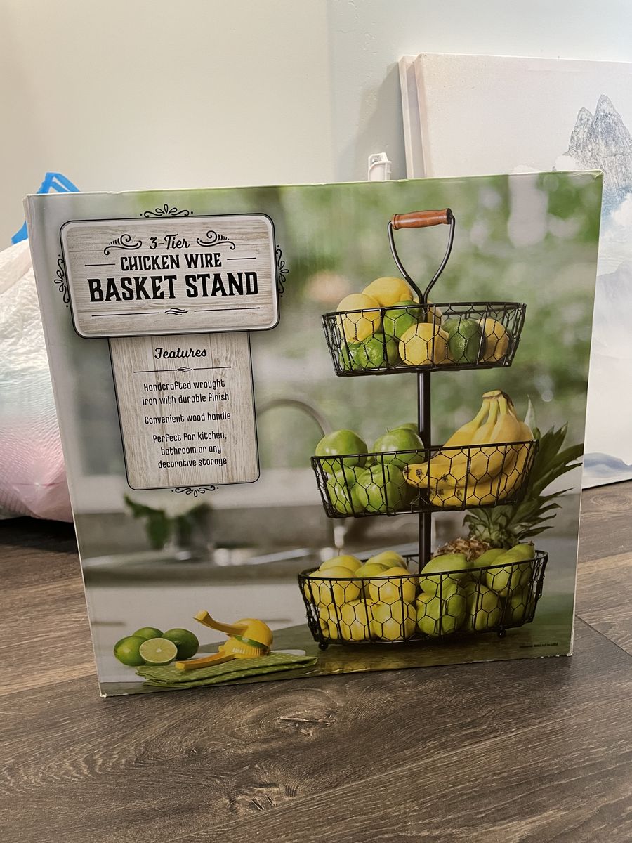 Cute basket stand