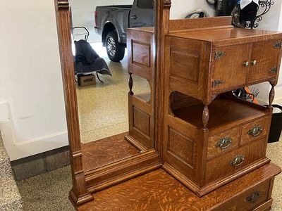 Antique sideboard Beautiful European oak