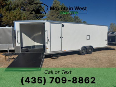 2026 Haulmark VENTURE 8.5X24+6' V-Nose Enclosed Snowmobile Trailer