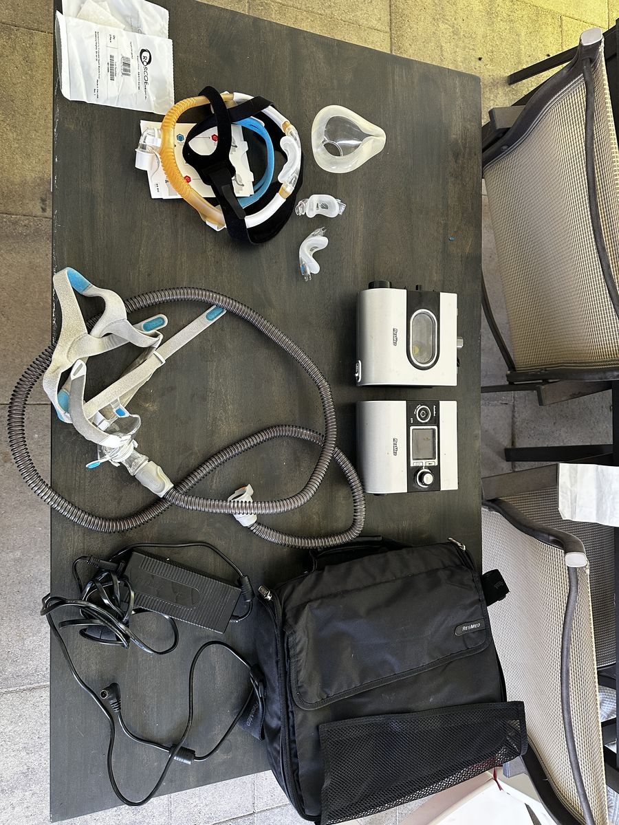 Cpap machine and oxygen concentrator