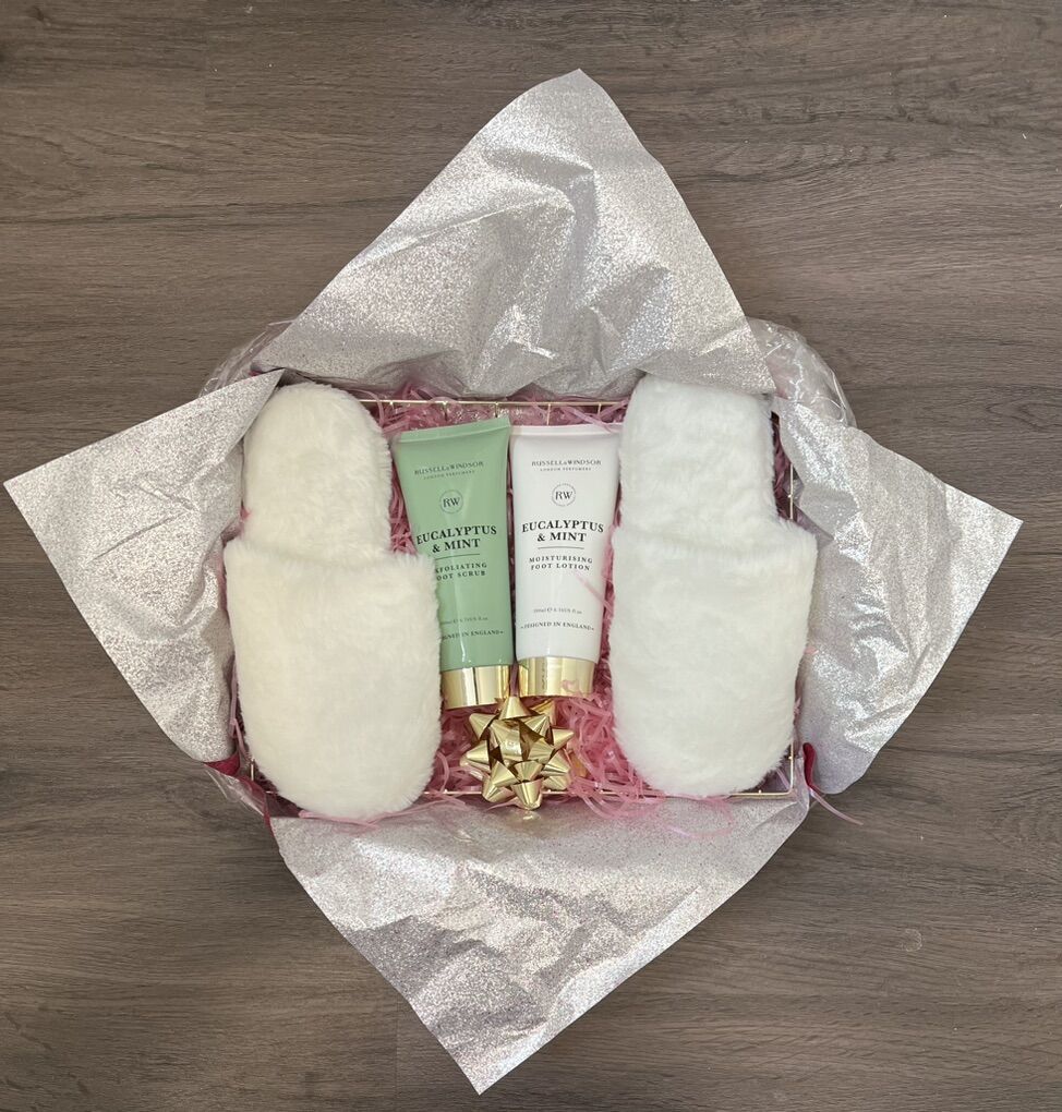 Foot Scrub And Lotion Gift Set