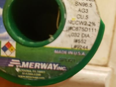 Electronic 3.0 percent silver solder