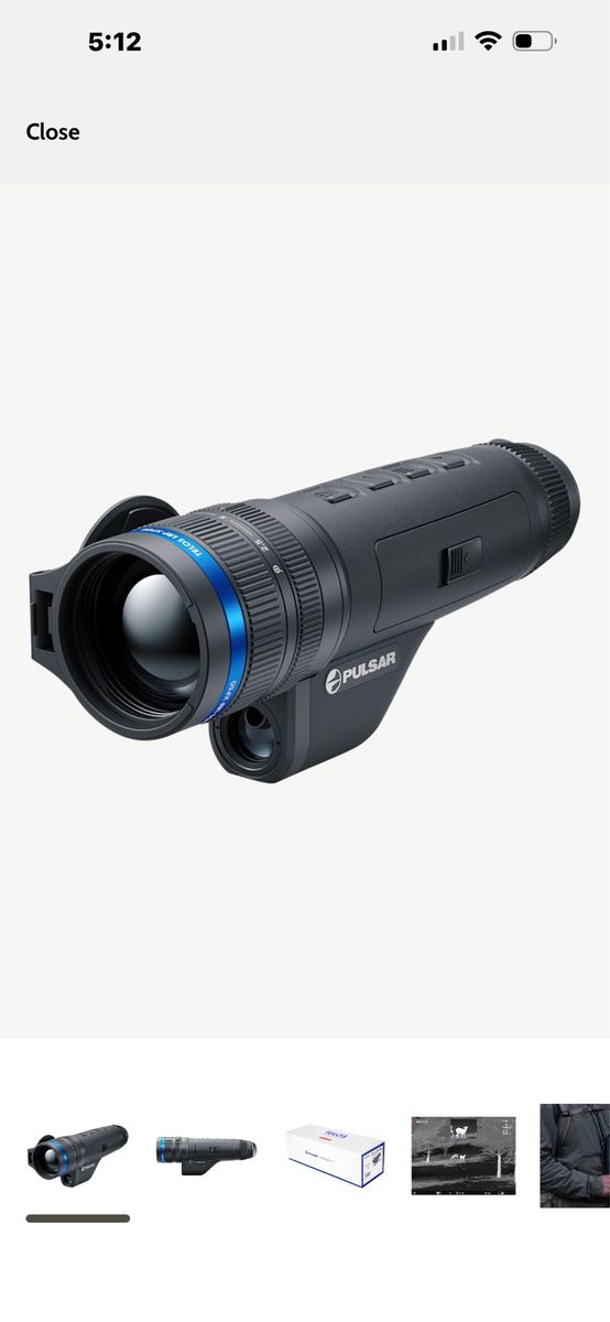 Pulsar Telos LRF XP50 Thermal Imaging Monocular