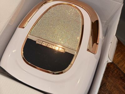 UV/LED Nail Lamp White and Rose Gold and Beetles UV lamp