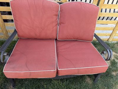 Wicker love seat