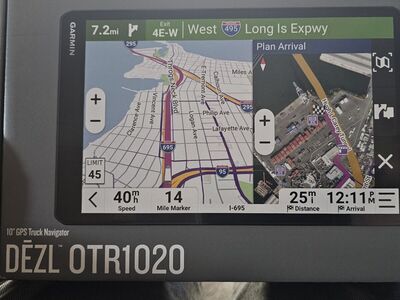 Garmin Dezl OTR1020 GPS